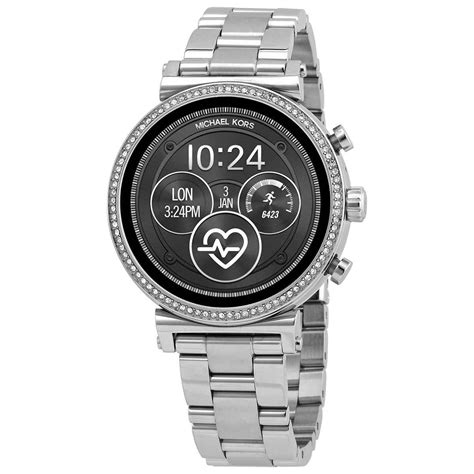 michael kors access sofie heart rate pavé sable tone smartwatch|Michael Kors Access Sofie review: Stunning smartwatch with .